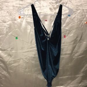 Cute navy blue bodysuit